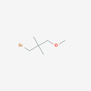 molecular formula C6H13BrO B1376743 1-Bromo-3-methoxy-2,2-dimethylpropane CAS No. 261528-87-4