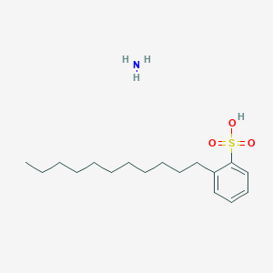 Benzenesulfonic acid, undecyl-, ammonium salt