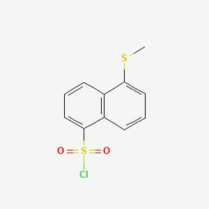 5-(Methylthio)-1-naphthalenesulfonyl chloride