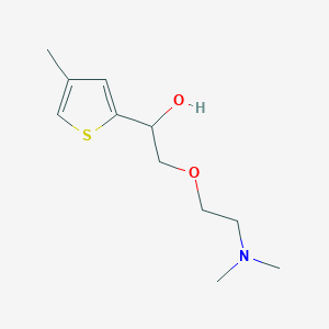 2-[2-(Dimethylamino)ethoxy]-1-(4-methylthiophen-2-yl)ethanol