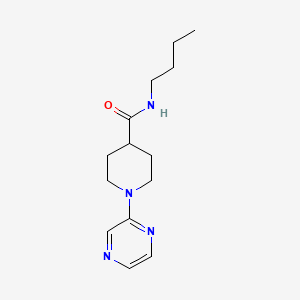 N-butyl-1-pyrazin-2-ylpiperidine-4-carboxamide