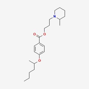 3-(2'-Methylpiperidino)propyl p-sec-hexoxybenzoate