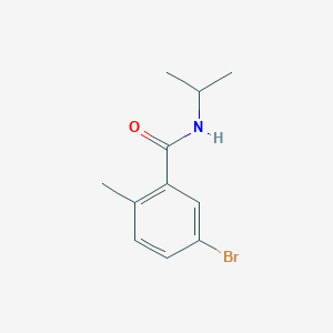 molecular formula C11H14BrNO B1376773 5-bromo-2-methyl-N-(propan-2-yl)benzamide CAS No. 1487693-85-5