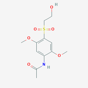 Acetamide, N-[4-[(2-hydroxyethyl)sulfonyl]-2,5-dimethoxyphenyl]-