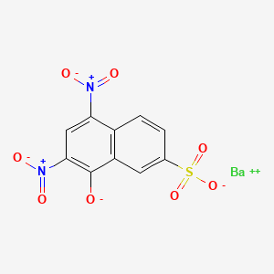 barium(2+);5,7-dinitro-8-oxidonaphthalene-2-sulfonate