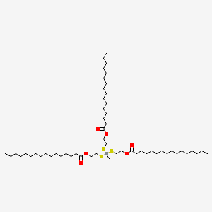 (Methylstannylidyne)tris(thioethylene) tripalmitate