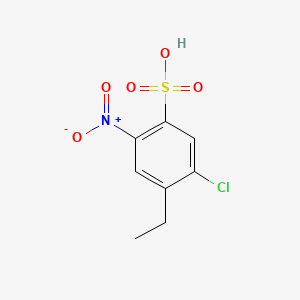 5-Chloro-4-ethyl-2-nitrobenzenesulfonic acid