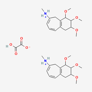 2-hydroxy-2-oxoacetate;methyl-(2,3,4-trimethoxy-2,3,4,5-tetrahydro-1H-benzo[7]annulen-6-yl)azanium