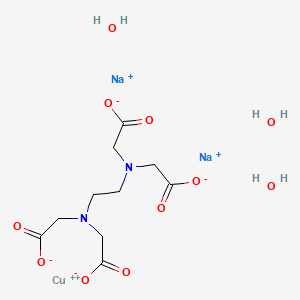 Ethylenediaminetetraacetic acid disodium copper(II) salt trihydrate