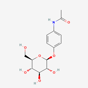 Acetamide, N-(4-(beta-D-glucopyranosyloxy)phenyl)-