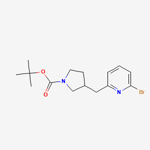 Tert-butyl 3-[(6-bromopyridin-2-yl)methyl]pyrrolidine-1-carboxylate