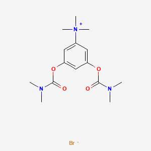 (3,5-Dihydroxyphenyl)trimethylammonium bromide bis(dimethylcarbamate) (ester)