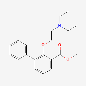 3-Biphenylcarboxylic acid, 2-(2-(diethylamino)ethoxy)-, methyl ester