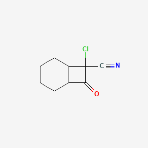 7-Chloro-8-oxobicyclo[4.2.0]octane-7-carbonitrile