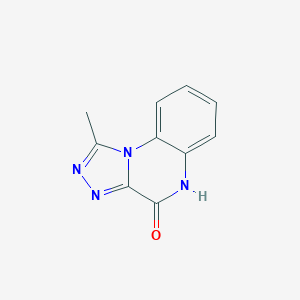 molecular formula C10H8N4O B137681 1-methyl[1,2,4]triazolo[4,3-a]quinoxalin-4(5H)-one CAS No. 149668-99-5