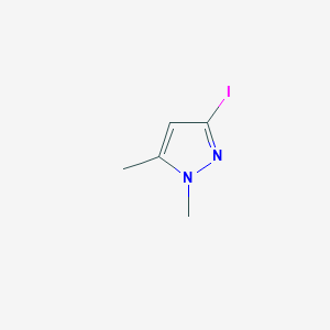 molecular formula C5H7IN2 B1376813 3-iodo-1,5-dimethyl-1H-pyrazole CAS No. 1354706-38-9