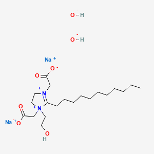 Disodium 1,3-bis(carboxymethyl)-4,5-dihydro-1-(2-hydroxyethyl)-2-undecyl-1H-imidazolium dihydroxide