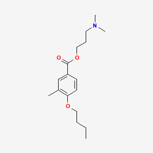 3-(Dimethylamino)propyl 4-butoxy-3-methylbenzoate