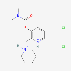 Dimethylcarbamic acid (2-(piperidinomethyl)-3-pyridyl) ester dihydrochloride