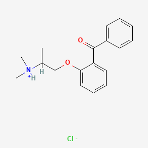 2-(2-(Dimethylamino)propoxy)benzophenone hydrochloride