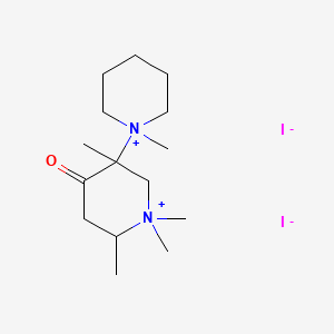 4'-Oxo-1,1',1',3',6'-pentamethyl-1,3'-bipiperidinium diiodide