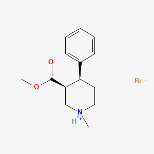 (+-)-cis-1-Methyl-4-phenylnipecotic acid methyl ester hydrobromide