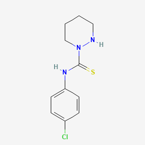 1(2H)-Pyridazinecarbothioamide, N-(4-chlorophenyl)tetrahydro-