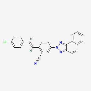 Benzonitrile, 2-[2-(4-chlorophenyl)ethenyl]-5-(2H-naphtho[1,2-d]triazol-2-yl)-