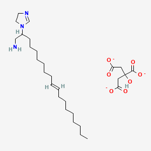 (E)-2-(4,5-dihydroimidazol-1-yl)nonadec-10-en-1-amine;2-hydroxypropane-1,2,3-tricarboxylate