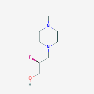 (2S)-2-Fluoro-3-(4-methylpiperazin-1-YL)propan-1-OL