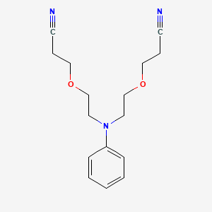 Propanenitrile, 3,3'-[(phenylimino)bis(2,1-ethanediyloxy)]bis-