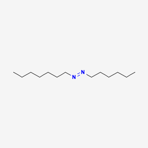 Heptane, hexyldiazeno-