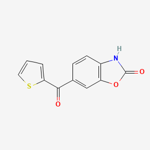 2(3H)-Benzoxazolone, 6-(2-thienylcarbonyl)-