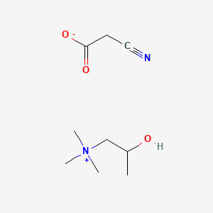 2-Hydroxypropyl)trimethylammonium cyanoacetate