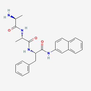 molecular formula C25H28N4O3 B13768560 H-Ala-Ala-Phe-betaNA 