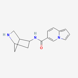 N-2-Azabicyclo[2.2.1]hept-5-YL-6-indolizinecarboxamide