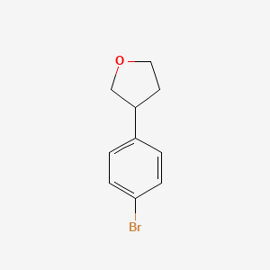 molecular formula C10H11BrO B1376860 3-(4-溴苯基)四氢呋喃 CAS No. 1087415-99-3