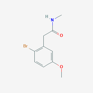 molecular formula C10H12BrNO2 B1376865 2-(2-溴-5-甲氧基苯基)-N-甲基乙酰胺 CAS No. 1005346-97-3