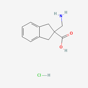 2-Aminomethyl-indan-2-carboxylic acid hydrochloride