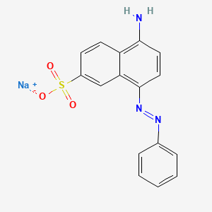 2-Naphthalenesulfonic acid, 5-amino-8-(phenylazo)-, monosodium salt