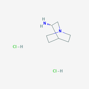 molecular formula C7H16Cl2N2 B137687 (S)-3-Aminoquinuclidine dihydrochloride CAS No. 119904-90-4