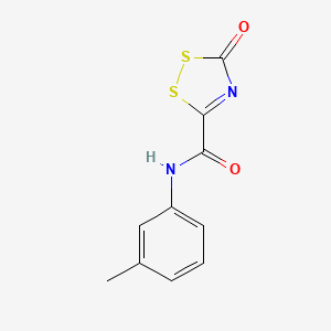 N-(3-methylphenyl)-5-oxo-1,2,4-dithiazole-3-carboxamide