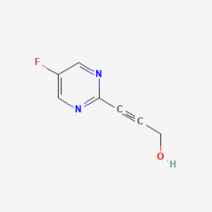 3-(5-Fluoro-2-pyrimidinyl)-2-propyn-1-ol