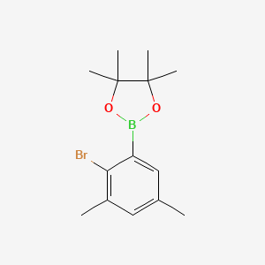 2-(2-Bromo-3,5-dimethylphenyl)-4,4,5,5-tetramethyl-1,3,2-dioxaborolane
