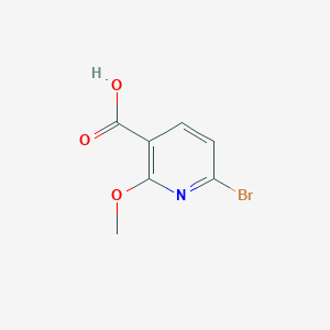 molecular formula C7H6BrNO3 B1376889 6-Bromo-2-methoxynicotinic acid CAS No. 1060806-62-3
