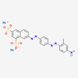 7-((4-((4-Amino-2-methylphenyl)azo)phenyl)azo)-1,3-naphthalenedisulfonic acid, disodium salt