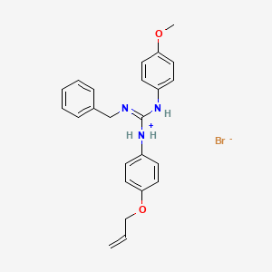 1-(p-Allyloxyphenyl)-3-benzyl-2-(p-methoxyphenyl)guanidine hydrobromide