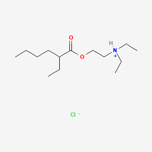 2-(Diethylamino)ethyl 2-ethylhexanoate hydrochloride