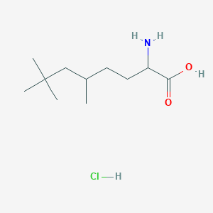 2-Amino-5,7,7-trimethyl-octanoic acid