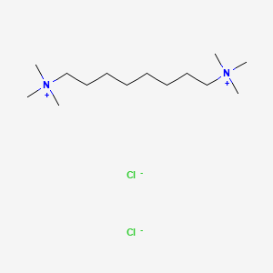 molecular formula C14H34Cl2N2 B13769133 Hexamethyloctamethylene bisammonium chloride CAS No. 56971-26-7